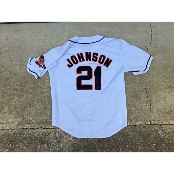 Other - Vintage Baltimore Orioles Charles Johnson Signed Teal Majestic Jersey Sz Large